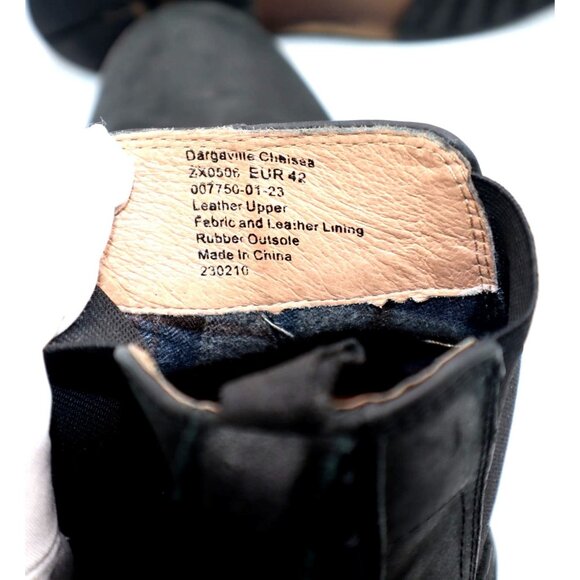 Rodd & Gunn Black Leather Chelsea Boots Men’s 9 | Rugged Dark Academia - Picture 2 of 7